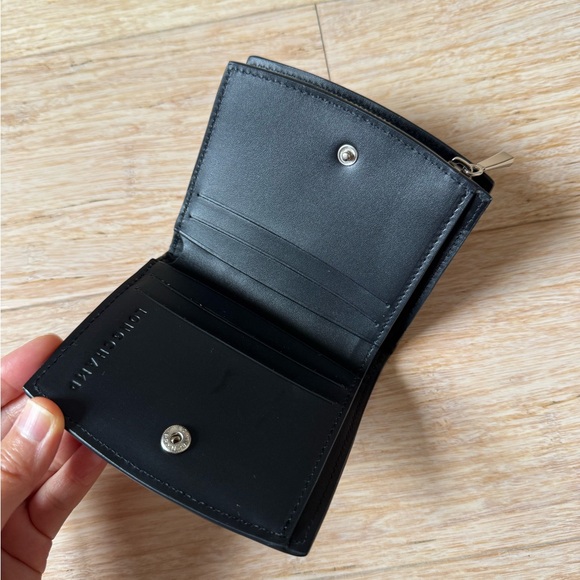 Longchamp Le Roseau Wallet in Black - Picture 4 of 9
